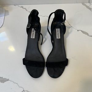 Steve Madden Black Suede Sandals